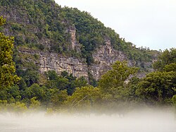 Misty Bluff along the Buffalo River, Ozark Mountains, Arkansas