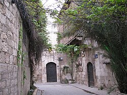 A characteristic 16th-century narrow alleyway of Al-Jdayde