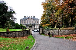 The approach to Pollok House