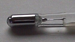 Mercury-in-glass thermometer