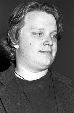 Del Toro promoting his first feature film, Cronos, which was released in 1993