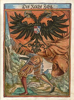 Imperial banner for Charles V (Jakob Kallenberg 1545)