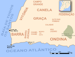 Barra and the other neighborhoods.