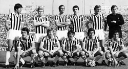 The Juventus team during the 1971–72 Serie A season