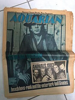 Cover of the July 27, 1983 issue of The Aquarian Weekly
