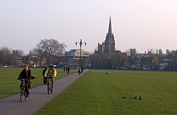 Parker's Piece, where the Cambridge rules of football were first played