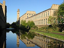 Titus Salt's mill in Saltaire, Shipley, is an UNESCO World Heritage Site.