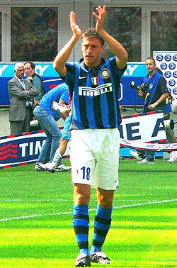 Crespo with Inter in 2007.