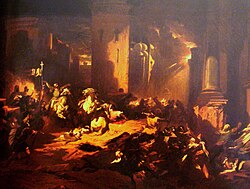 A 19th-century painting of the capture of Antioch by Bohemund of Taranto in June 1098