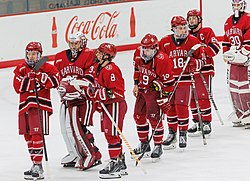 Harvard men's ice hockey team in 2023