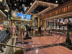 Inside of the "Live with Kelly and Mark" studios at 7 Hudson Square, New York City