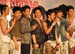 2PM at press conference in Bangkok, February 2009