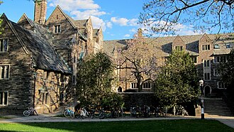 Pyne Hall, where the first female students lived on campus