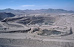 Chuquicamata, the largest open pit copper mine in the world