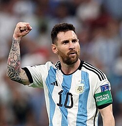 Footballer Lionel Messi, eight-time Ballon d'Or winner, is the current captain of the Argentina national football team.