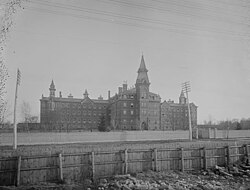 Mercer Reformatory (Toronto, Canada), which opened in 1874 and was Canada's first dedicated prison for women. The reformatory was closed in 1969 due to an abuse scandal.