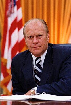 Ford in the Oval Office, 1974