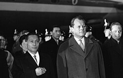 Park with Willy Brandt in West Germany, 1964