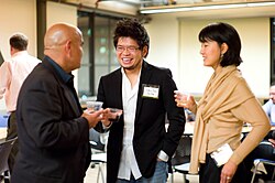 Steve Chen (middle), co-founder of YouTube.