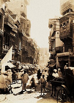 The Shah Alami area of Lahore's Walled City in 1890