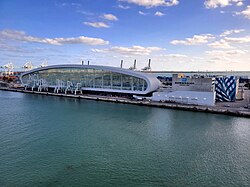Norwegian Cruise Line (NCL) Terminal B at PortMiami in March 2024