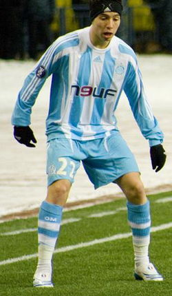 Nasri with Marseille in 2008