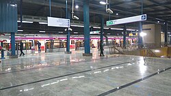 Botanical Garden metro station of the Magenta Line of the Delhi Metro in Noida.