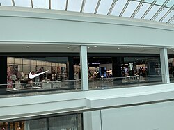 Nike store at the King of Prussia shopping mall in King of Prussia, Pennsylvania