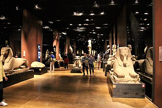 The Gallery of Kings at the Museo Egizio