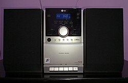 LG Micro Hi-Fi Audio system, c. 2008
