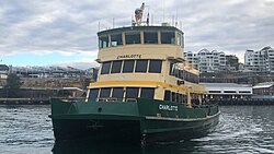 A First Fleet-class ferry at Neutral Bay
