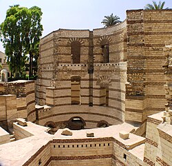 Remains of Babylon Fortress in Egypt today, the Roman/Byzantine fortress that occupied the site of what is now Old Cairo
