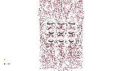 Simulation of bubble horde using volume of fluid method