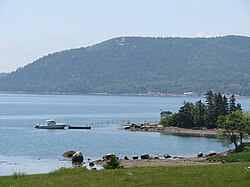 Somes Sound, site of the first French mission in North America