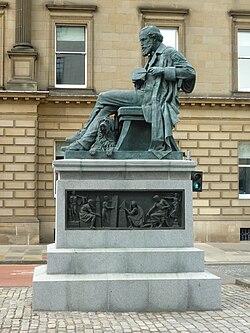 The James Clerk Maxwell Monument in Edinburgh, by Alexander Stoddart. Commissioned by The Royal Society of Edinburgh; unveiled in 2008.