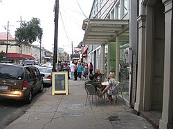 Commercial section of Magazine Street