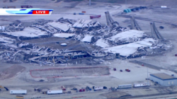 A post-demolition viewby WFAA-TV in April 2010