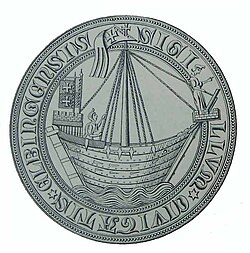Hanseatic Seal of Elbing (now Elbląg)