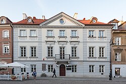 Curie's birthplace at 16 Freta Street in New Town, Warsaw
