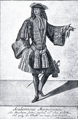 Marburg student of about 1700