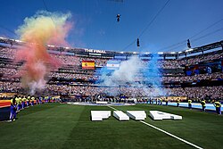 MetLife Stadium prior to the 2026 FIFA World Cup final between Spain and Argentina.
