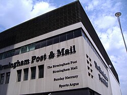 John Madin's Birmingham Post and Mail building stood from 1964 until 2005