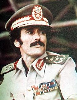 Ali Abdullah Saleh, the president and a military dictator of the Yemen Arab Republic and later Republic of Yemen