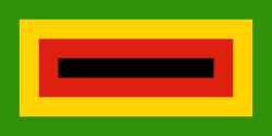 The flag of the Zimbabwe African National Union (ZANU)