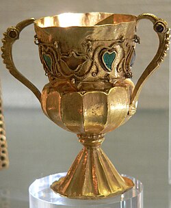A chalice from the Treasure of Gourdon