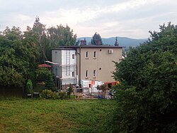 A single-family house in Bielsko-Biała, Poland, during the implementation of thermal insulation