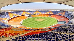 The Narendra Modi Stadium, the world's largest cricket stadium, hosted its first ever Cricket World Cup final.