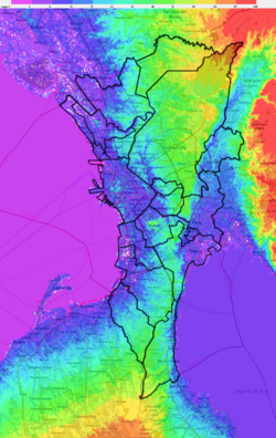 Metropolitan Manila, or the National Capital Region, is divided morphologically into three major parts. These are the: Central Plateau, Coastal Lowland, and Marikina Valley