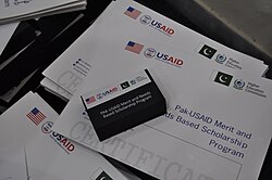 US Aid scholarship certificates