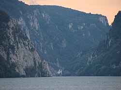 Iron Gates, Serbia-Romania border